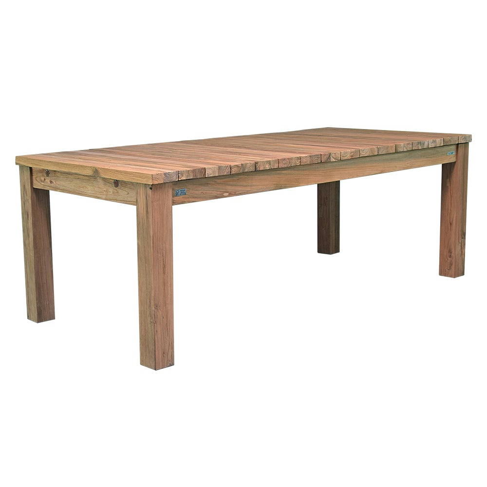 TAURUS - Table extensible en teck recyclé 220/260 /300 x 100