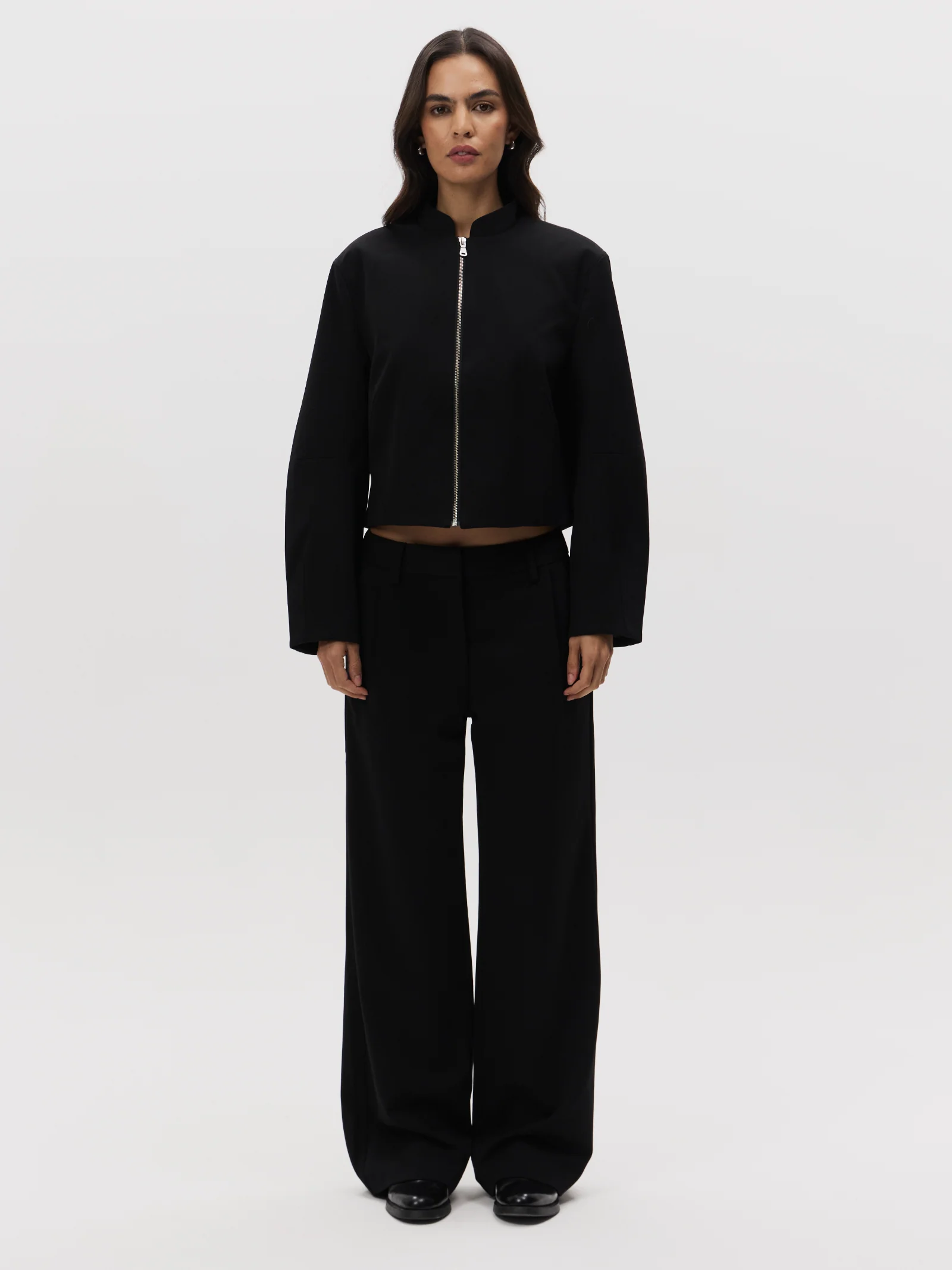 Zip Front Bomber