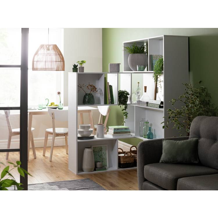 Habitat Extendable Wide Shelving Unit - White