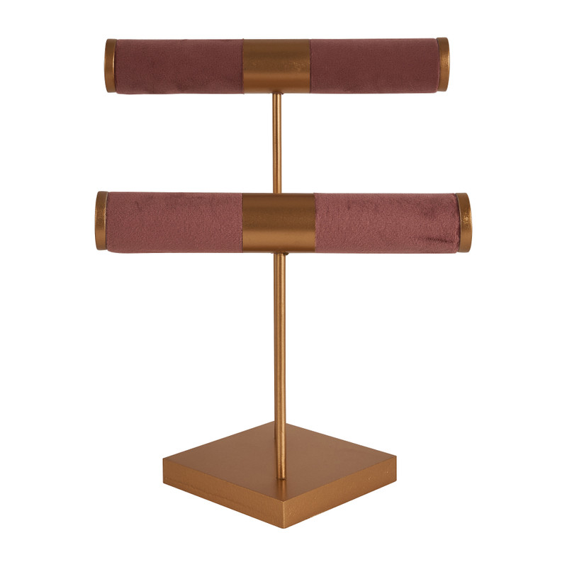 Sieradenrek - roze - 21x26.5x13.5 cm