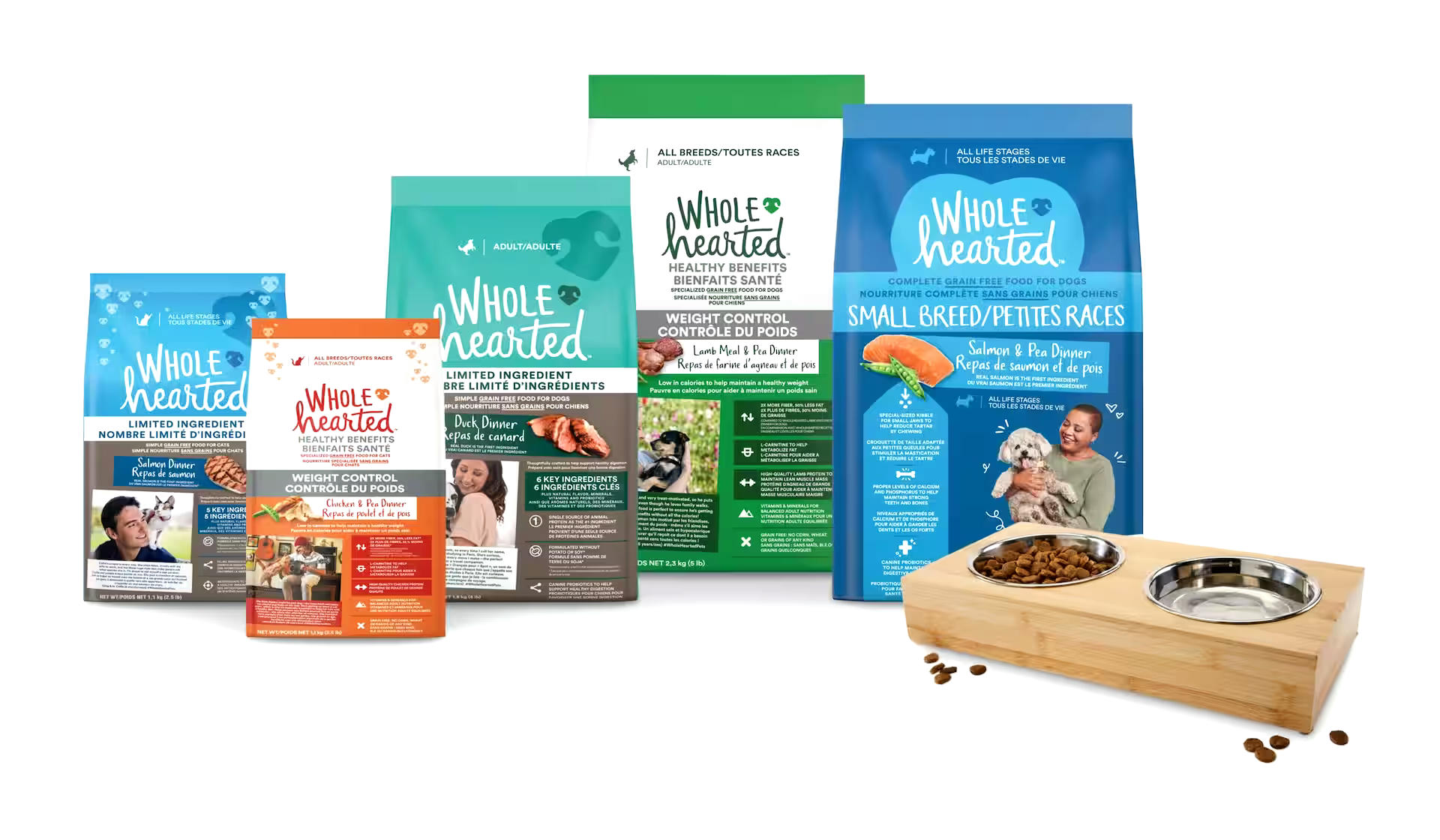 WholeHearted Grain-Free Weight Control Chicken & Pea Recipe Dry Cat Food, 1.13-kg