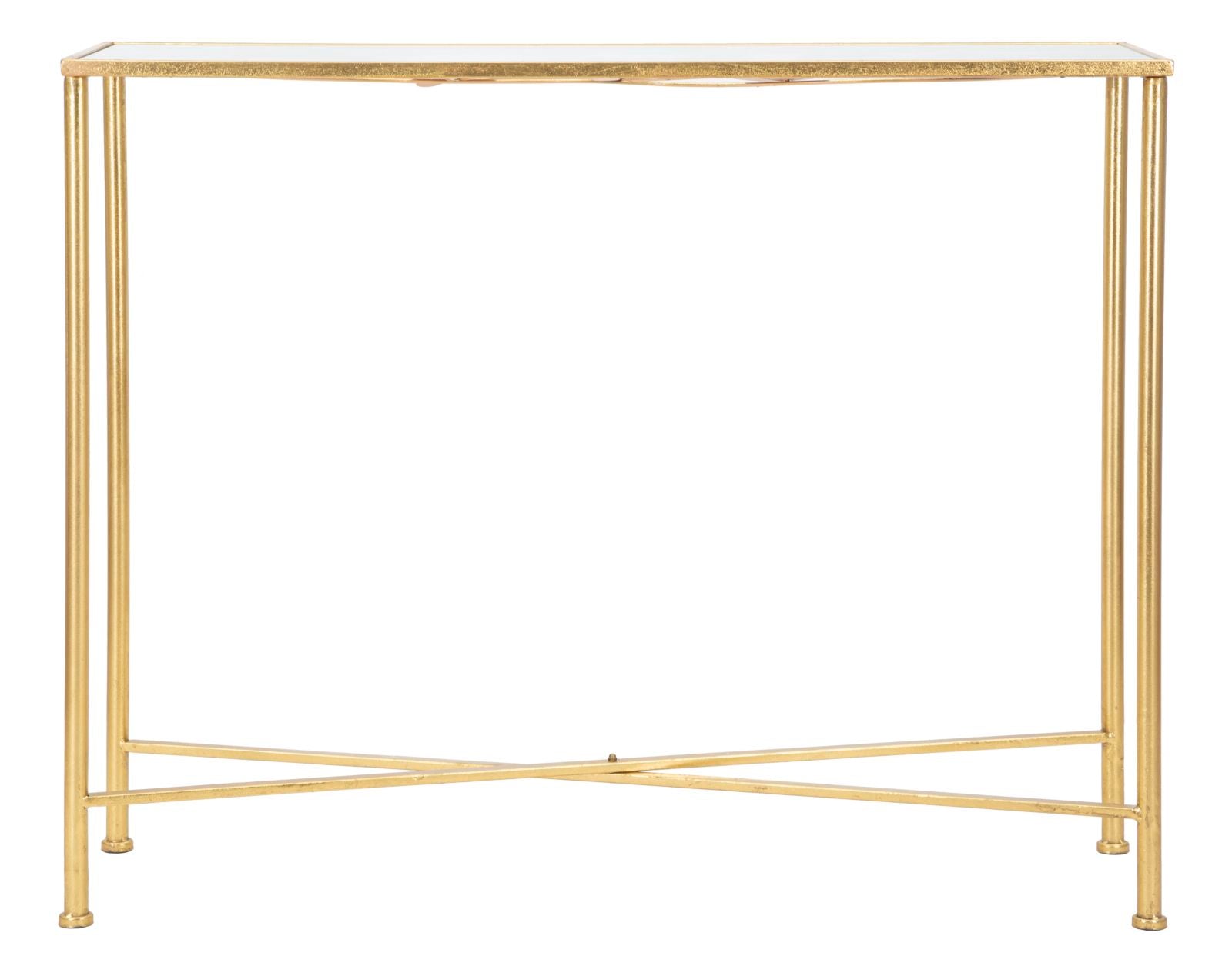 Mauro Ferretti Butterflies Console in goud metaal met vlinders