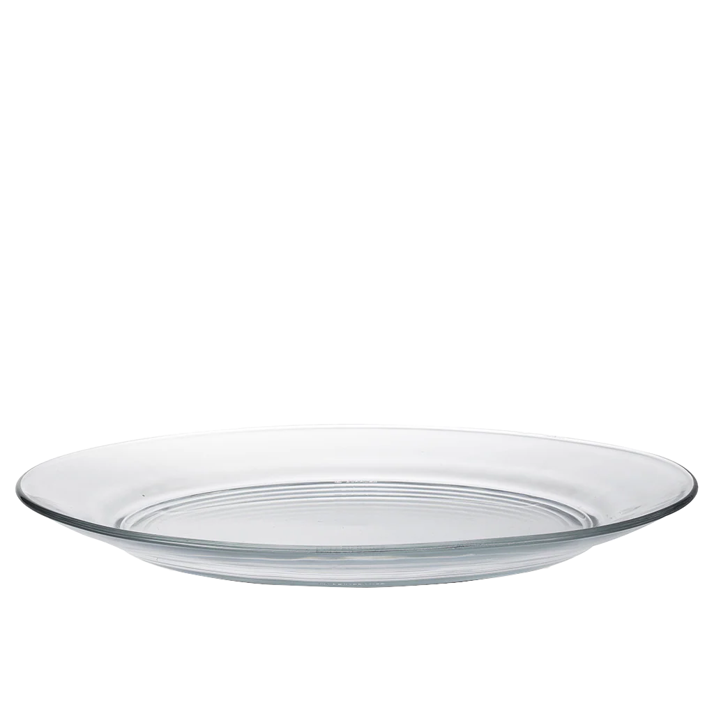 Lys - Assiette transparente x6 - 28cm