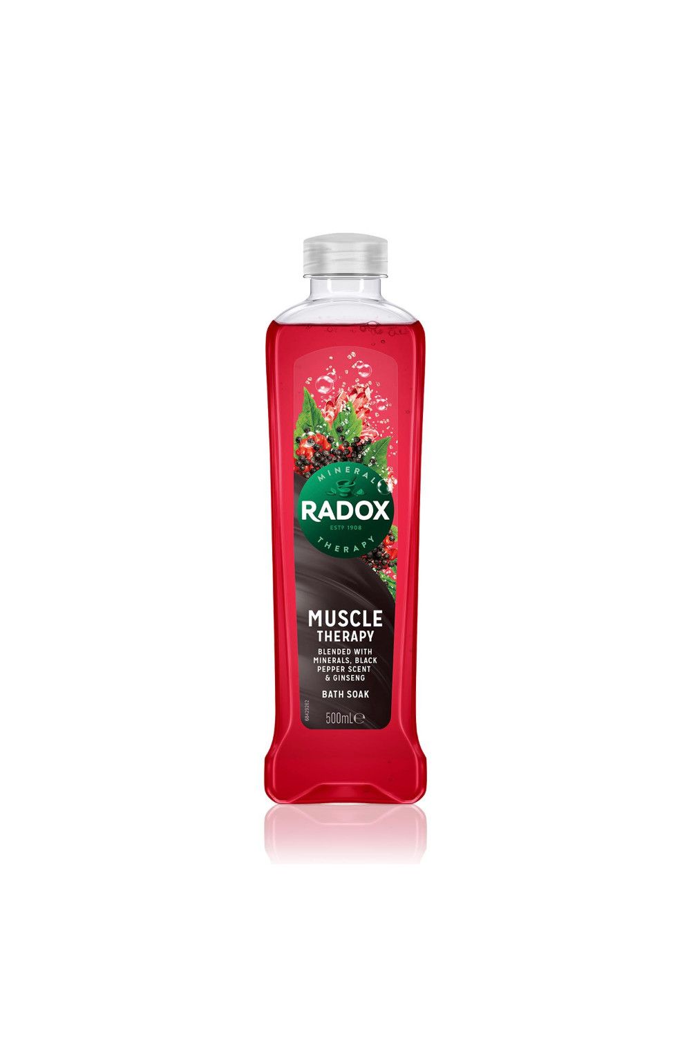 Radox 100% Nature Inspired Fragrance 'Bath Soak', Muscle Therapy, 6 x 500ml