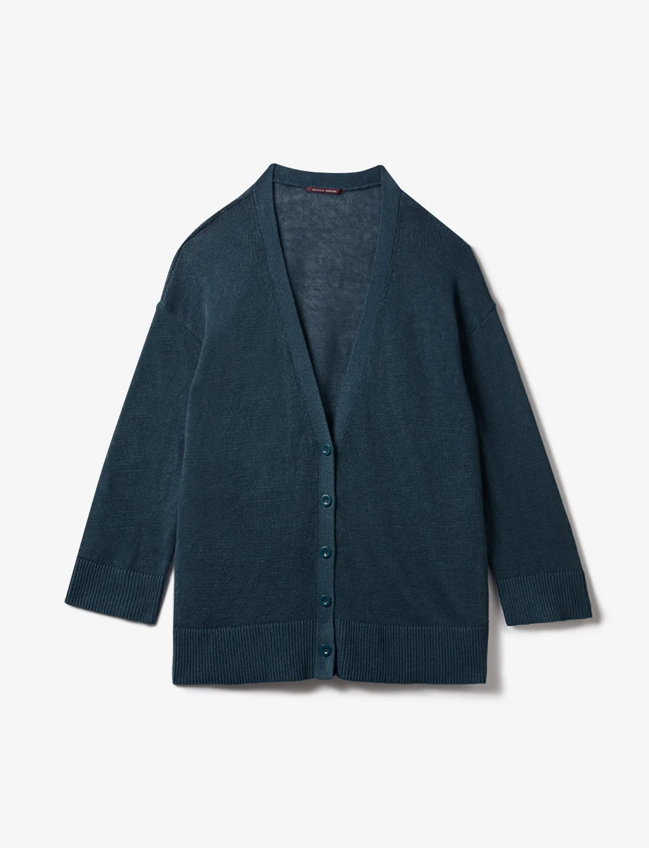 Cardigan manches longues LIN TRICOT