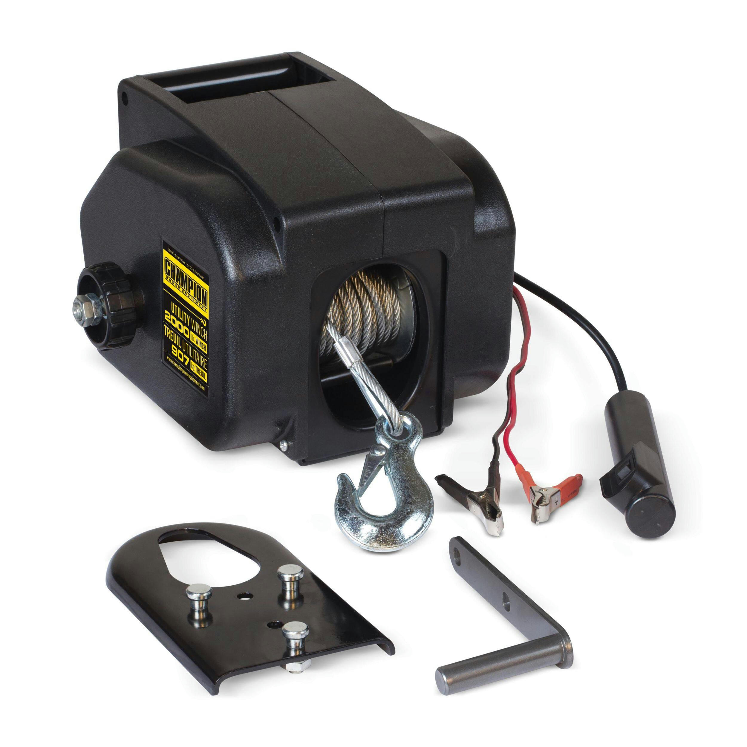 Champion Trailer Utility Winch Kit, 2000-lb