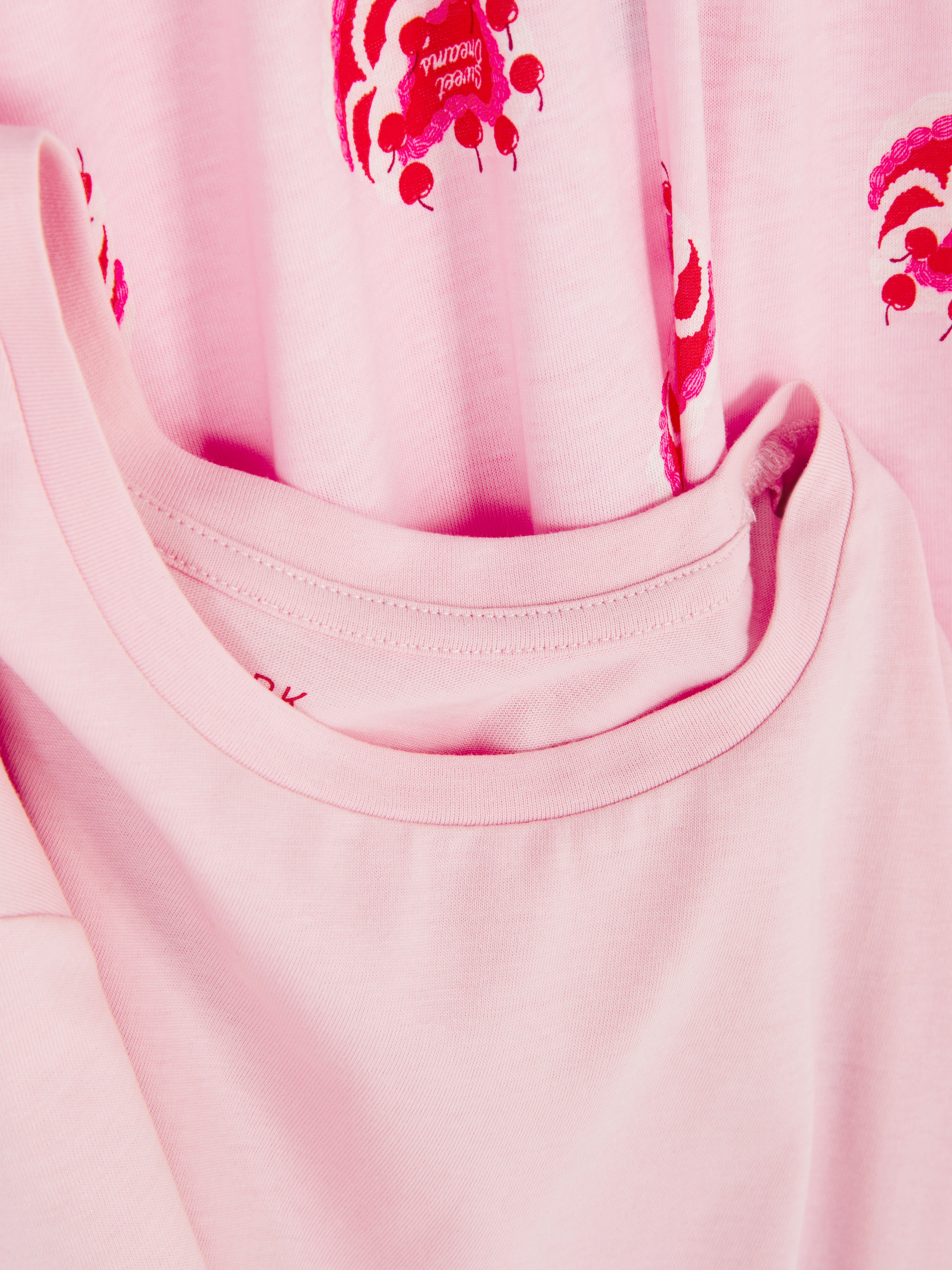 Printed Short-Sleeve Pajama Set