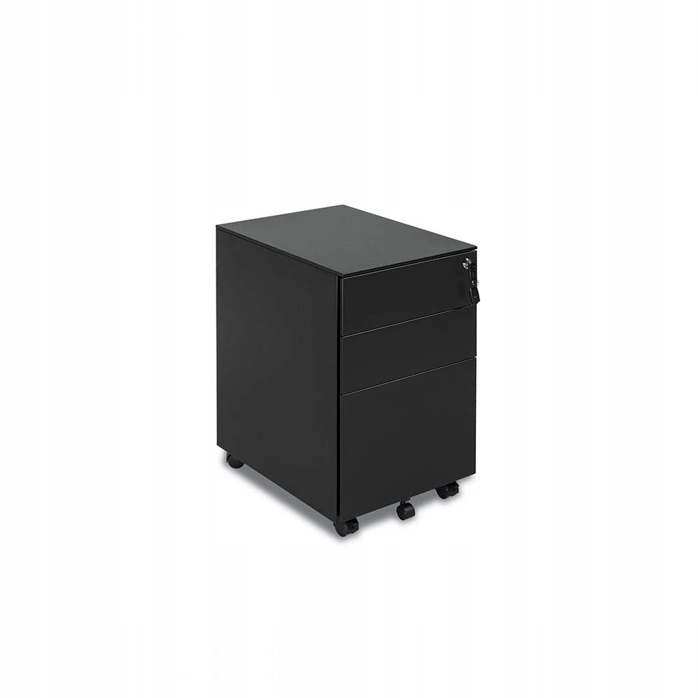 Kontener biurowy ZM-FK100 czarny metalowy