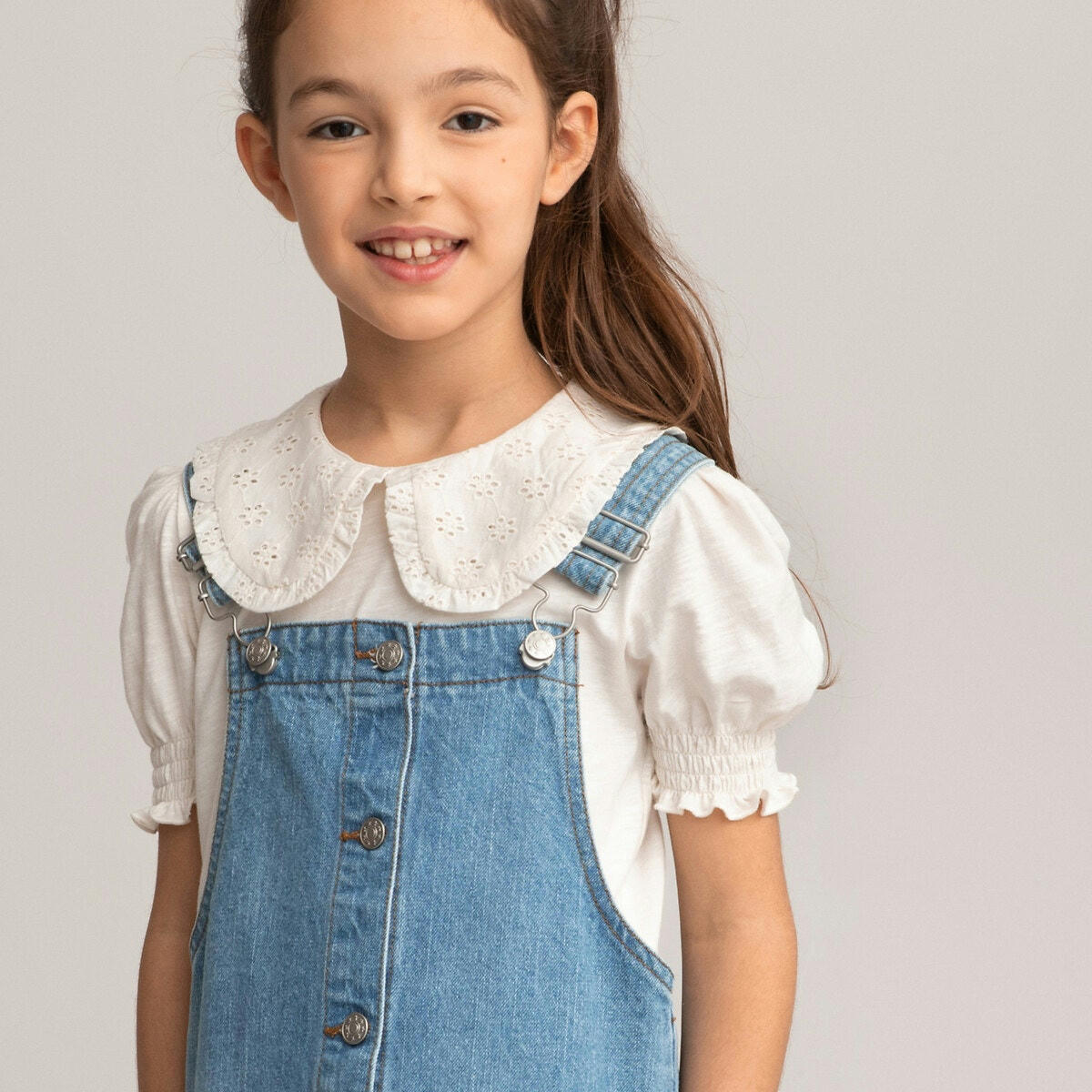 Robe salopette en jean