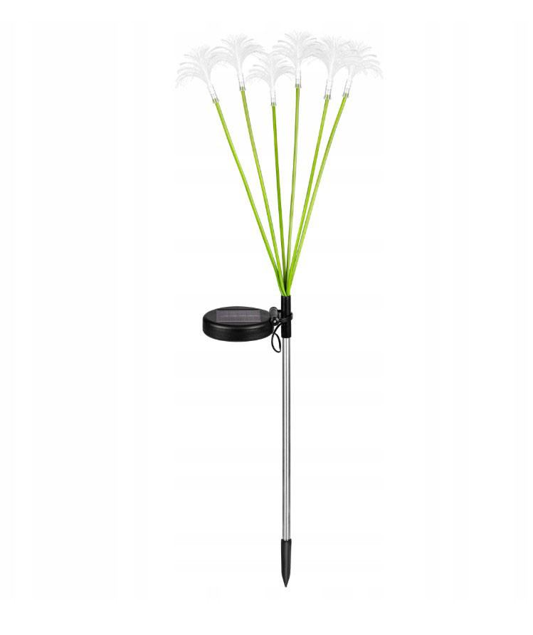 Meduzy lampa solarna ogrodowa wbijana H77 LED