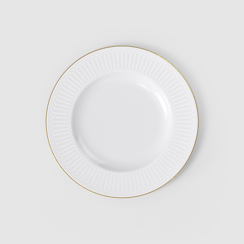 Chateau Septfontaines Dinner plate - White, 11'', Premium Bone Porcelain