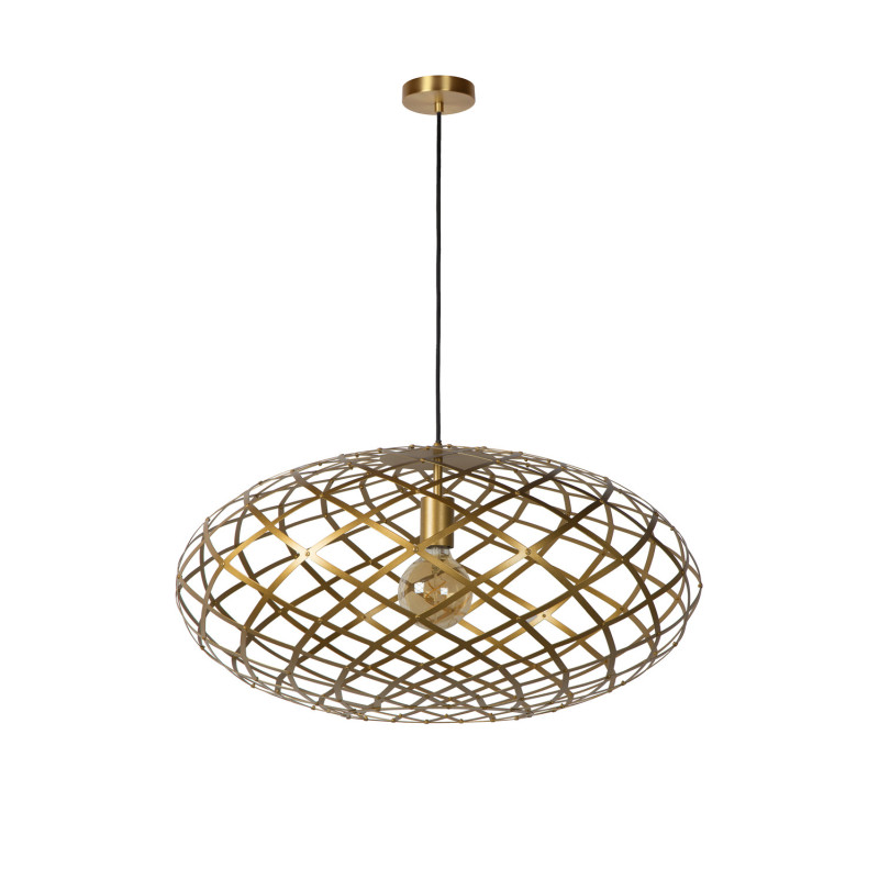 Suspension Wolfram or Ø 65 cm E27 60 W LUCIDE