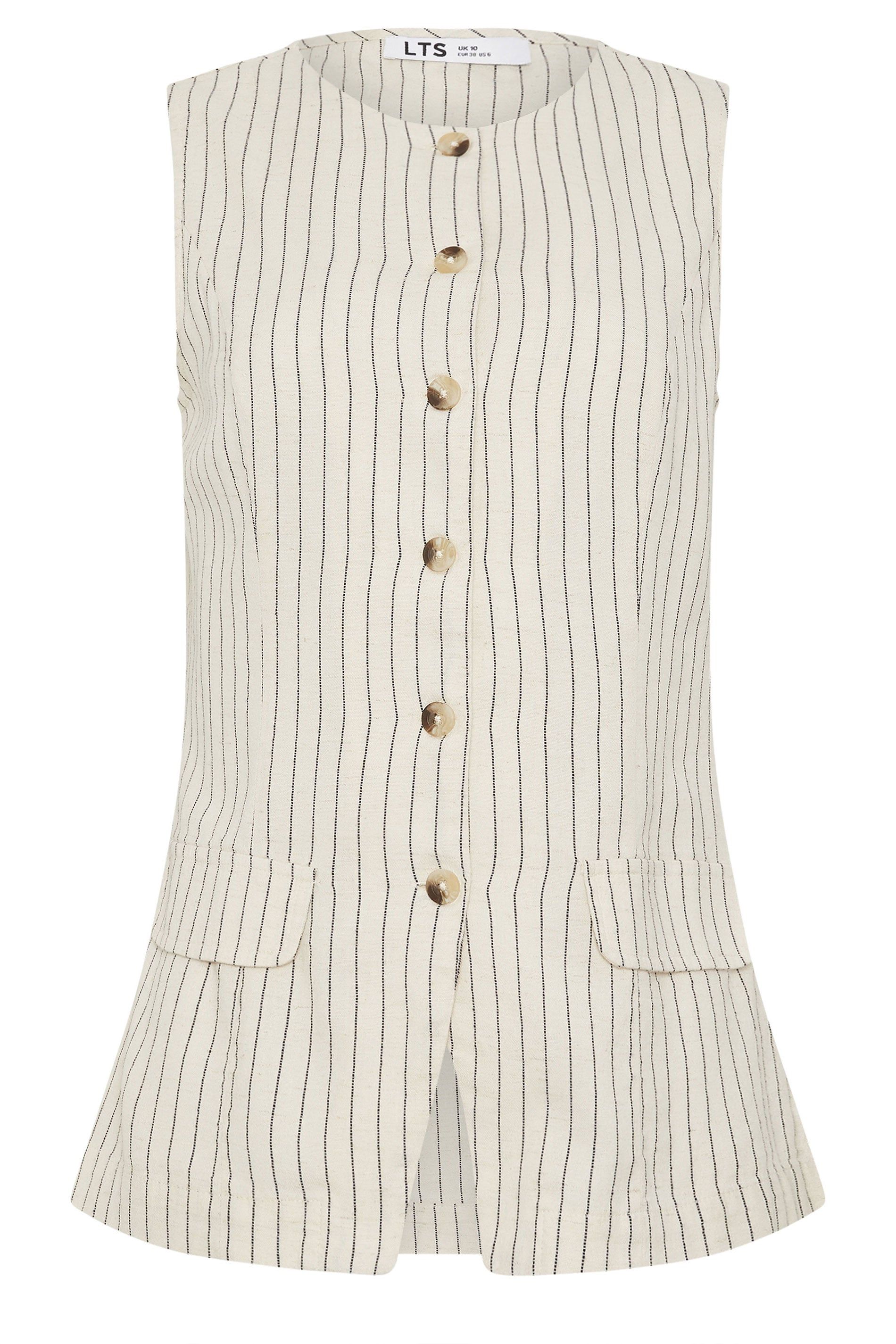 Long Tall Sally Tall Pinstripe Waistcoat