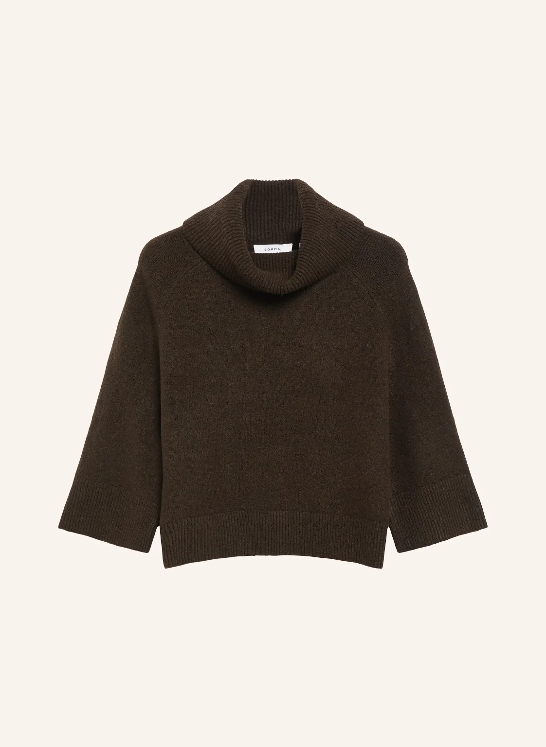 COMMA Rollkragenpullover mit 3/4-Arm