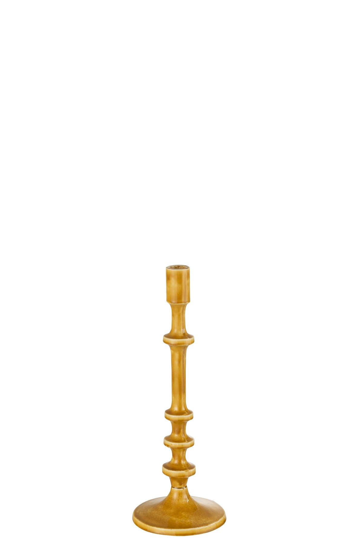 J-Line kandelaar Klassiek - aluminium - oker - small