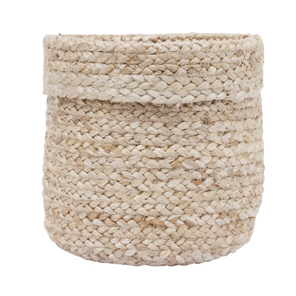 Panière ronde jute marron - Ø20xH20cm