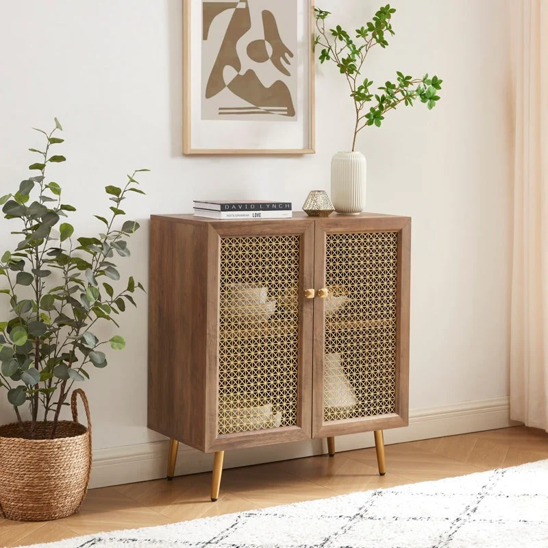 30.8'' W Wood Buffets and Sideboards Storage Cabinet