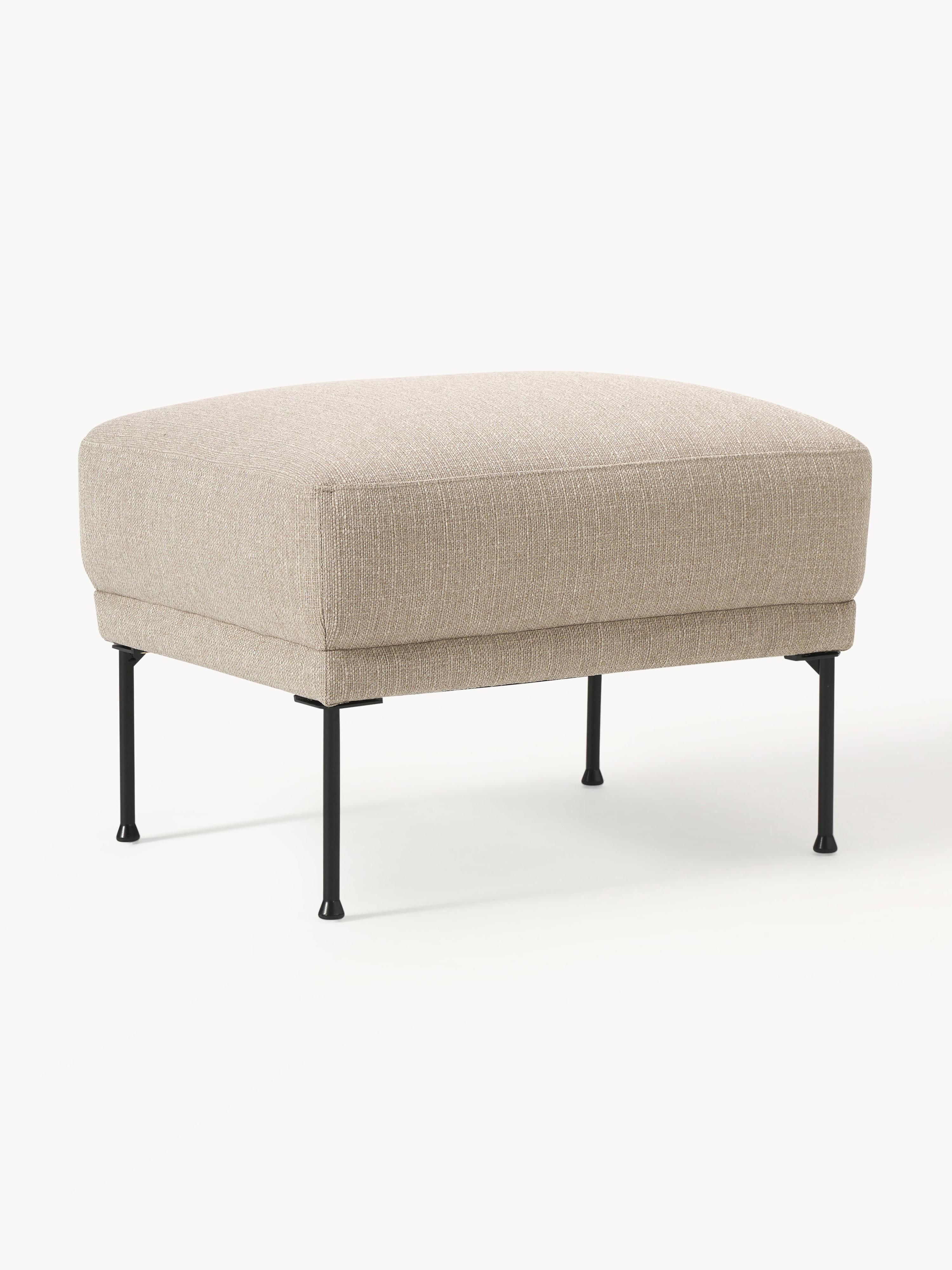 Sofa-Hocker Fluente mit Metall-Füßen