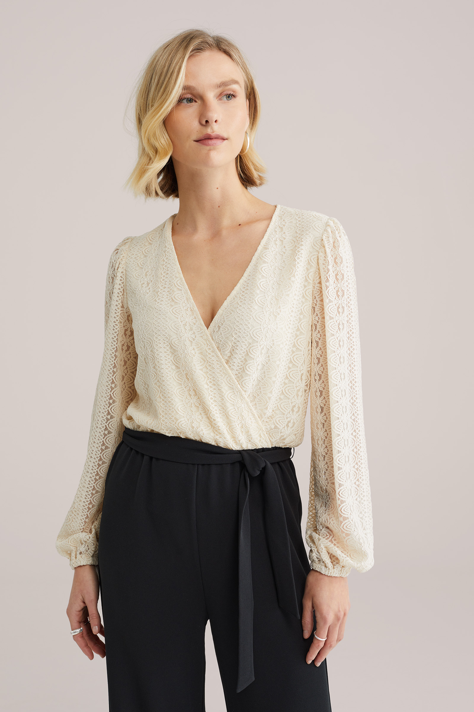 Dames Jumpsuit met kanten top