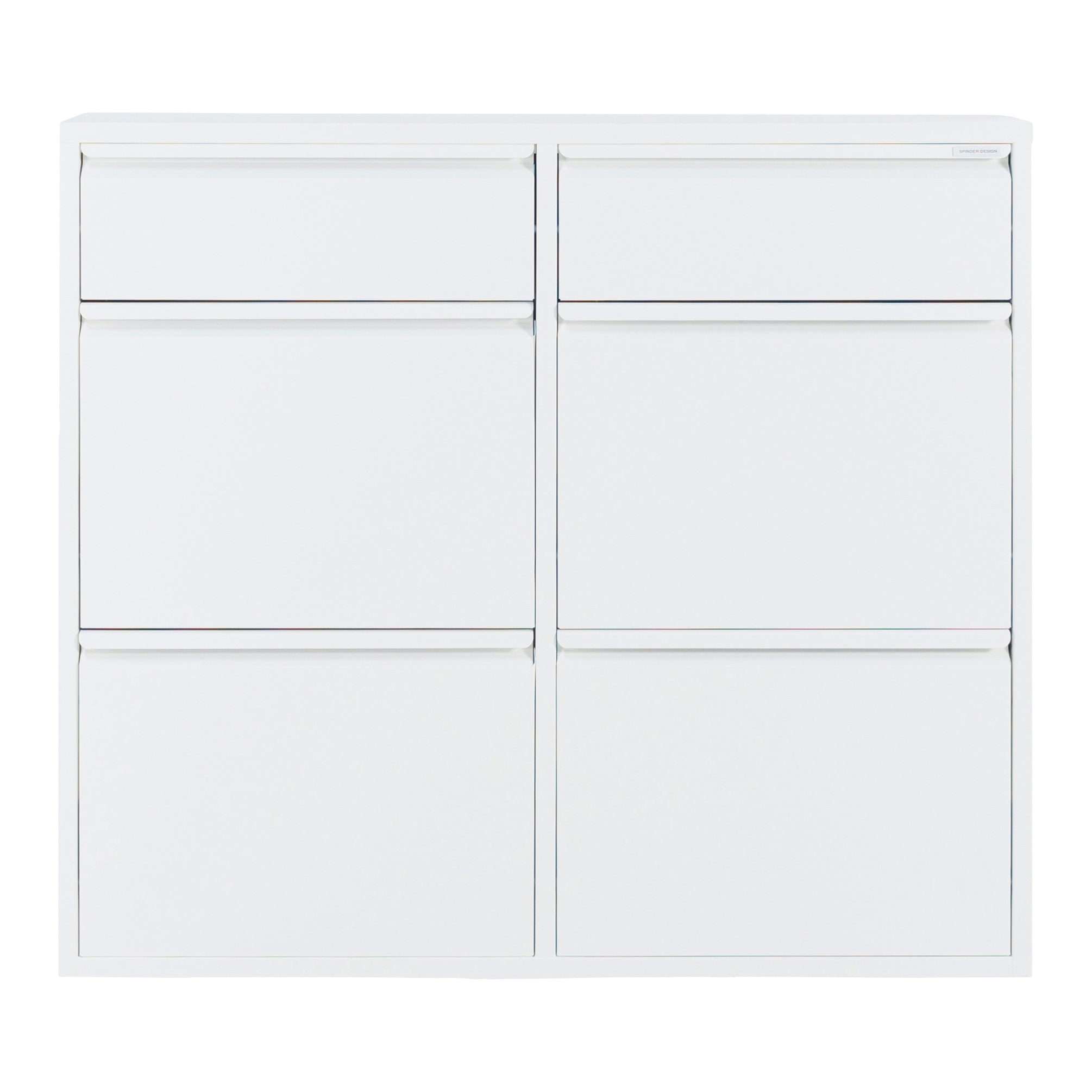 Spinder Design Billy 6 Schoenenkast - Wit