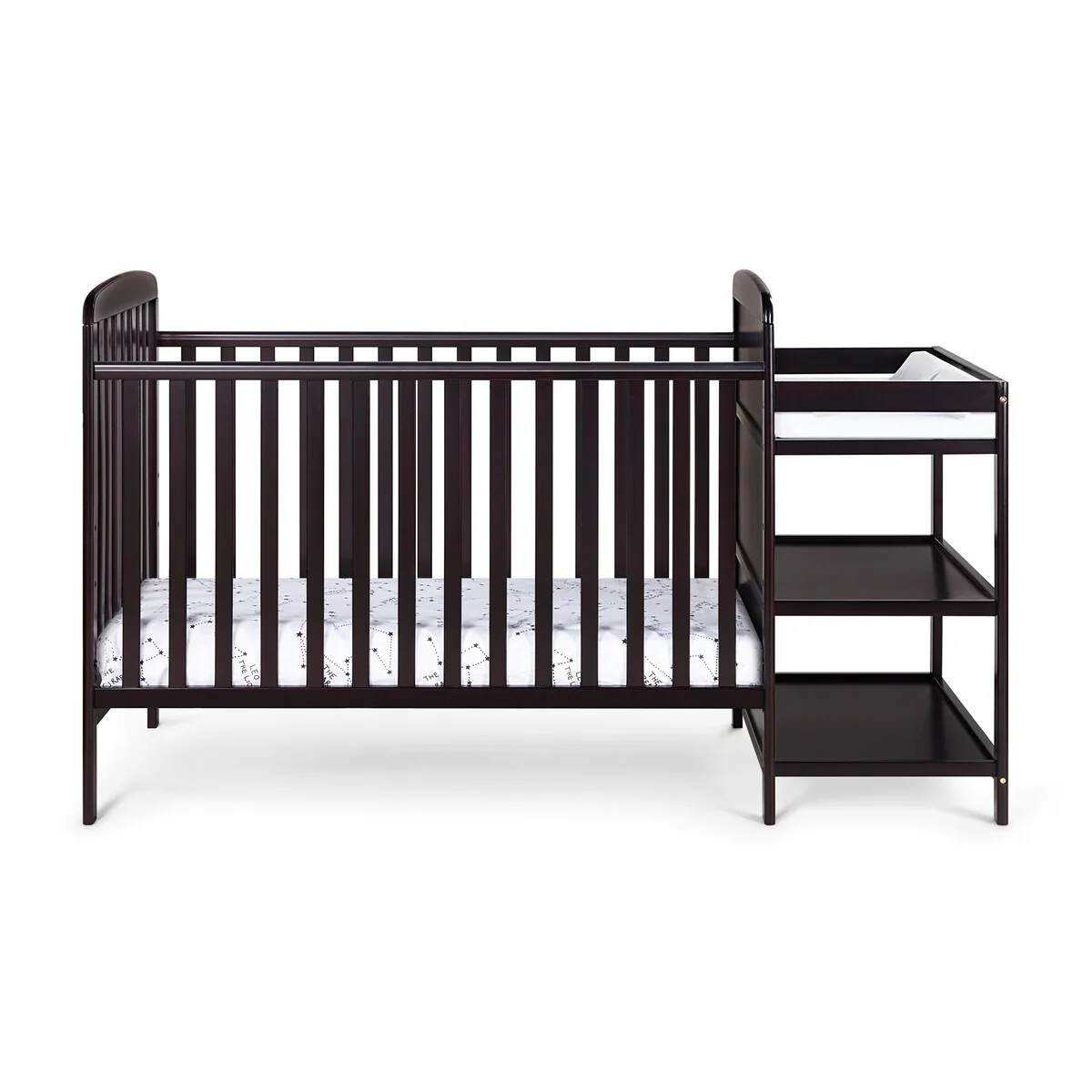 Suite Bebe Ramsey 3-in-1 Crib and Changer Combo Espresso