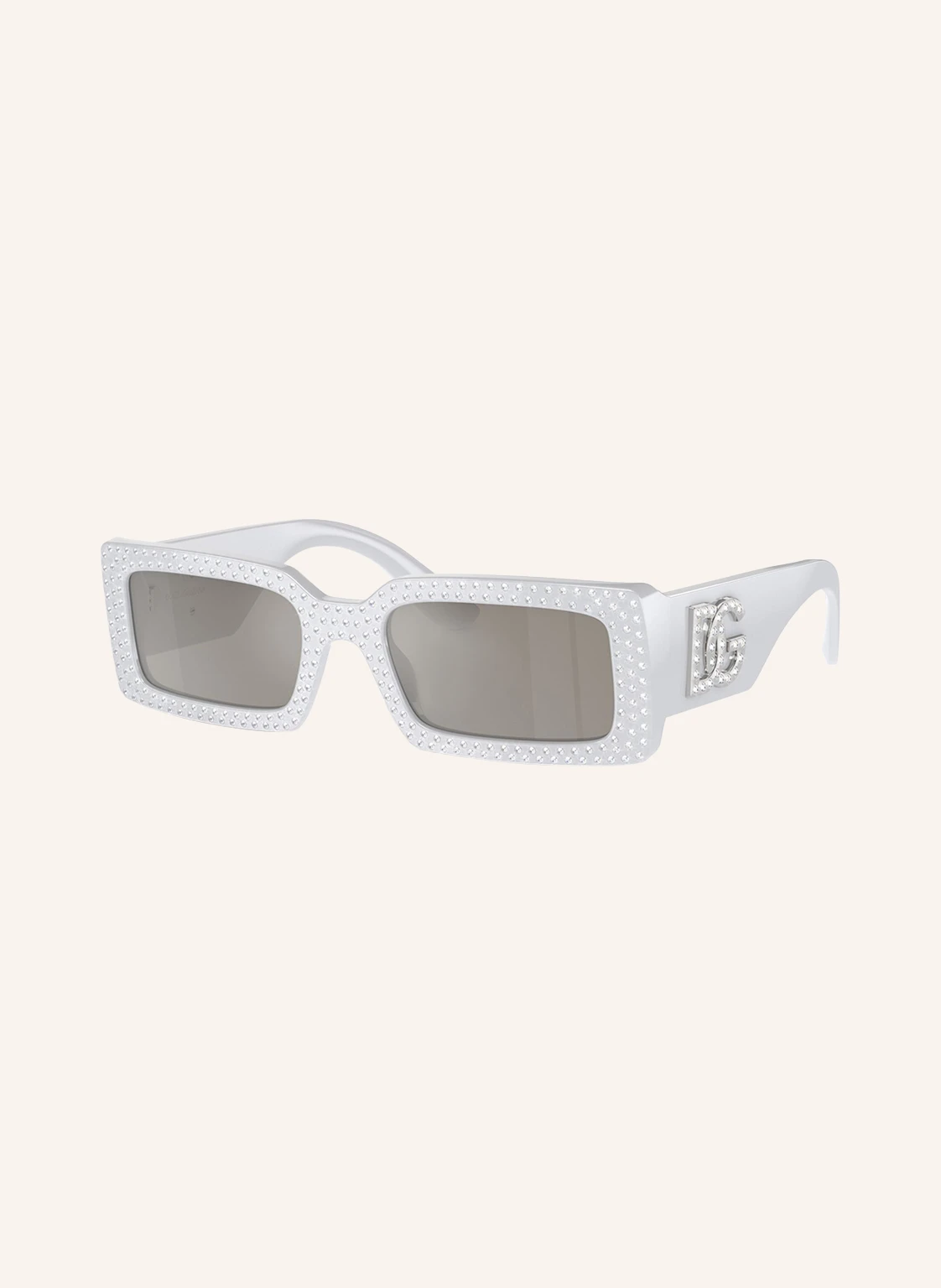 DOLCE & GABBANA Sonnenbrille DG4447B mit Schmucksteinen