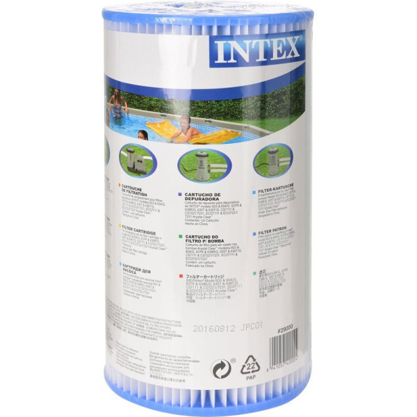 Filtr wymienny do pompy basenu, typ A, INTEX