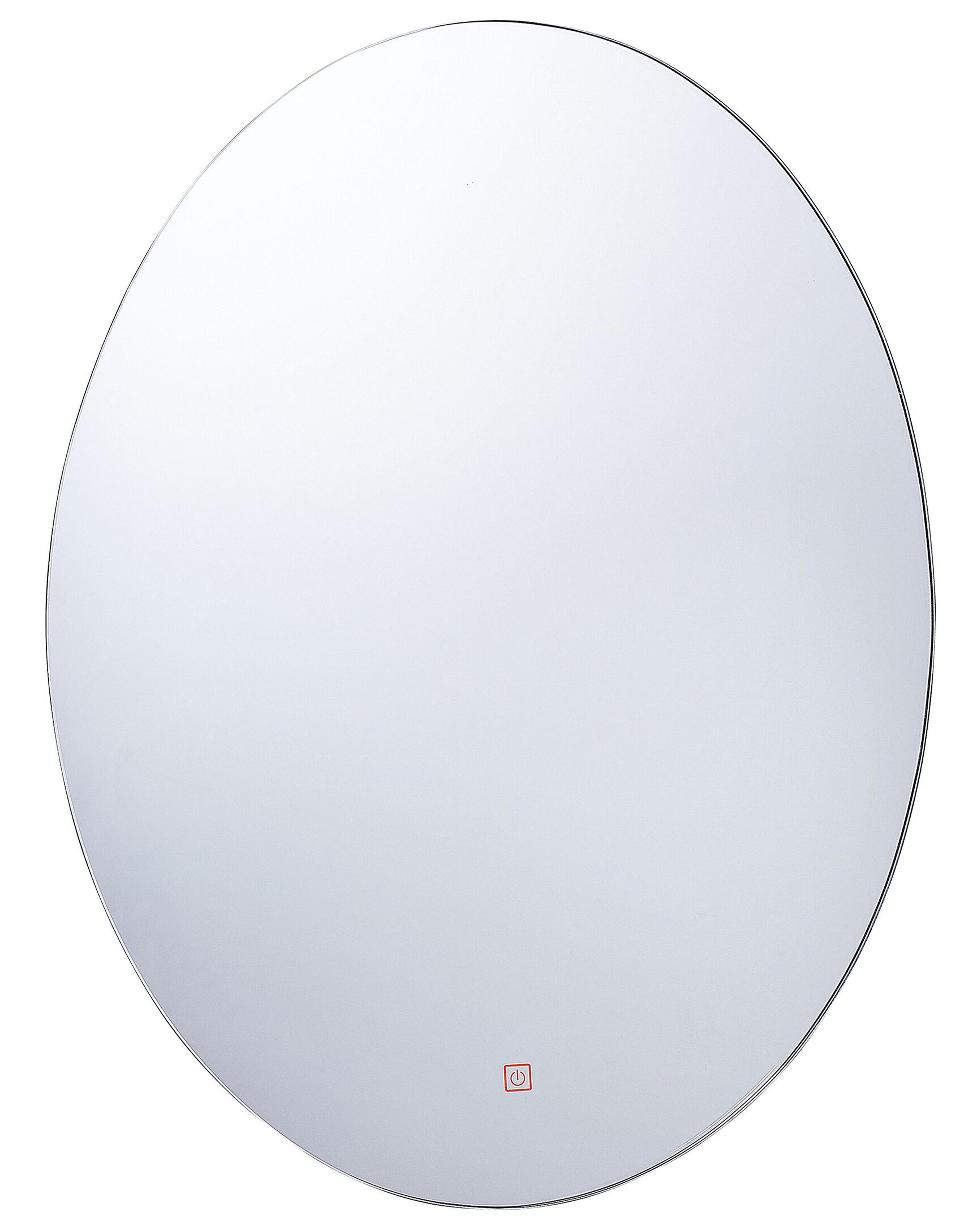 LED Bathroom Mirror MAZILLE 60 cm 80 cm Silver