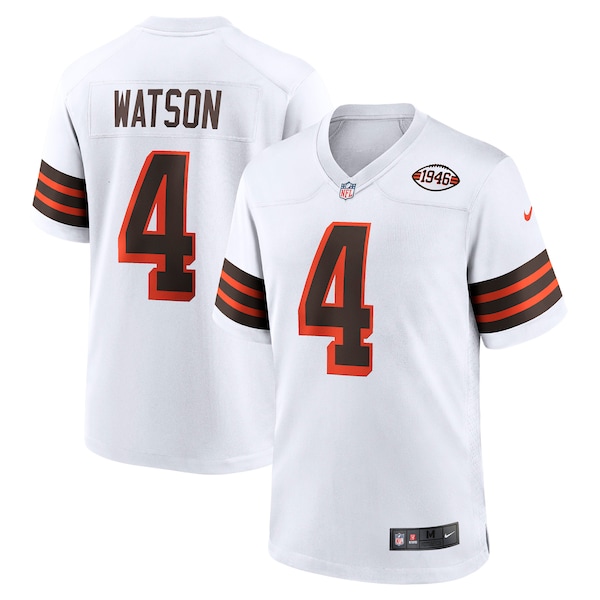 Deshaun Watson Cleveland Browns Nike Alternate Game Jersey - White/Brown