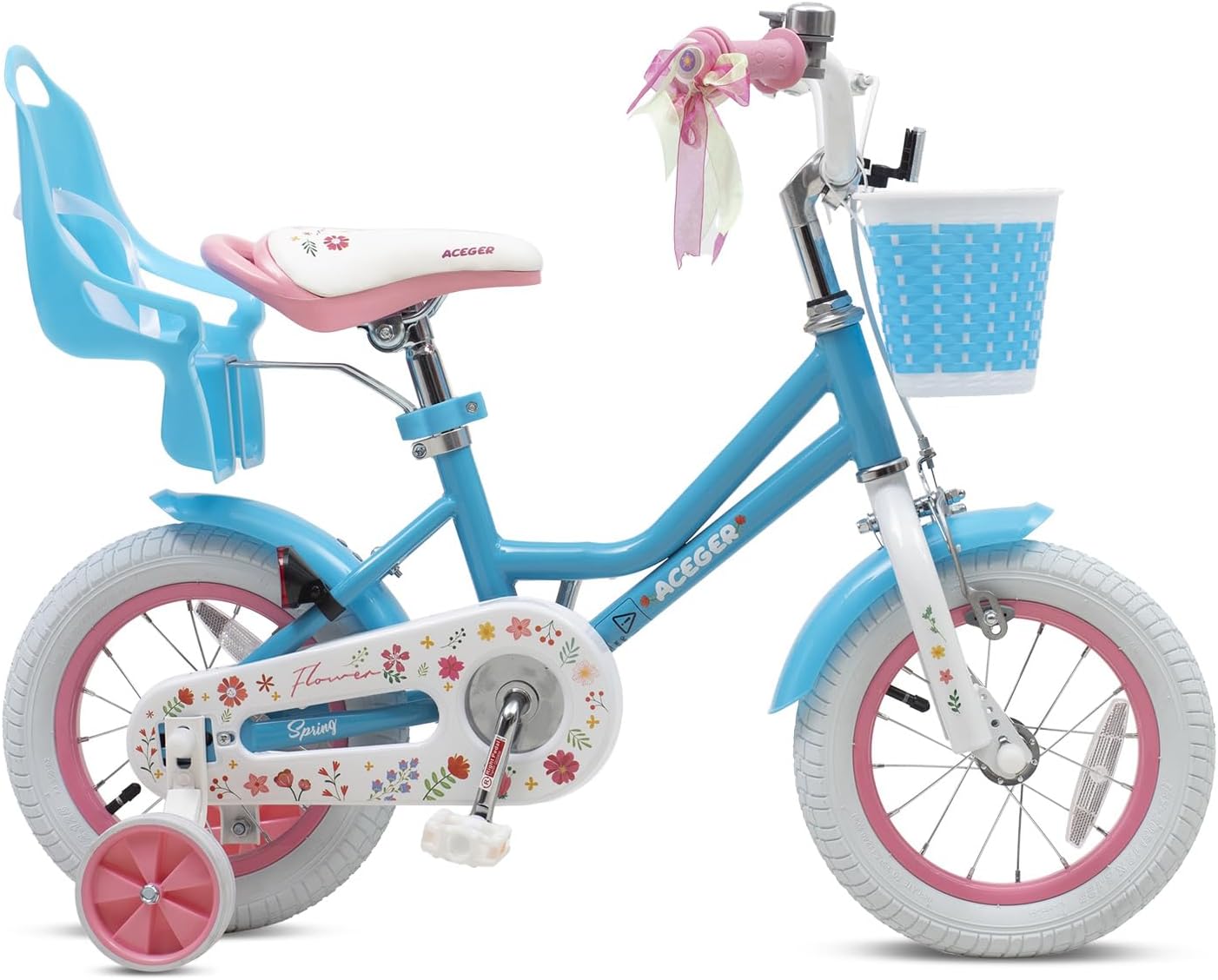 ACEGER Kids Bike for Ages 2-12 Years Old Boys Girls and Toddler, 12 14 16 18 Inch Children Bicycle with Training Wheels, 20 Inch Bike with Kickstand, Multiple Colors.