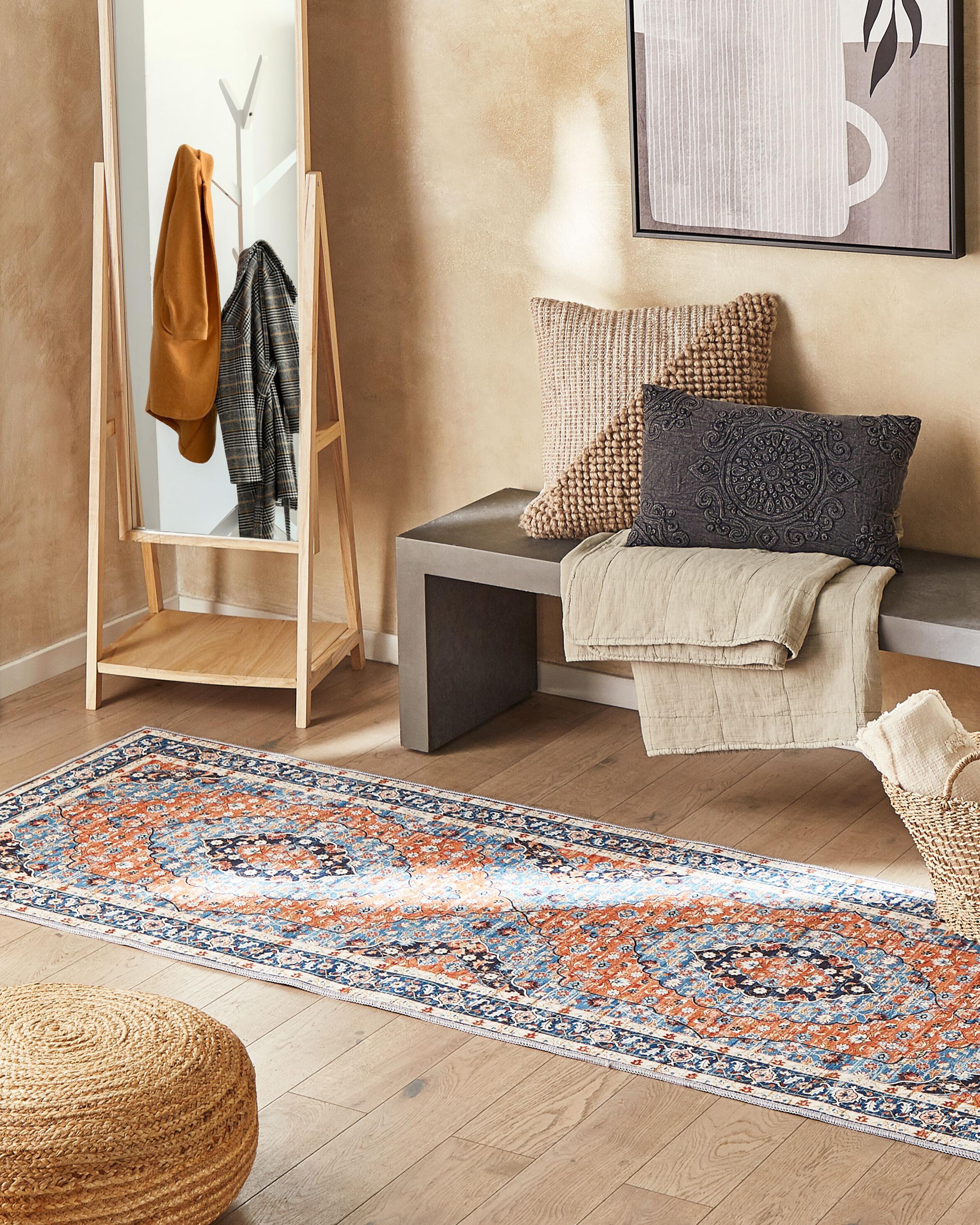 Rug MIDALAM Multicolour 80 x 300 cm