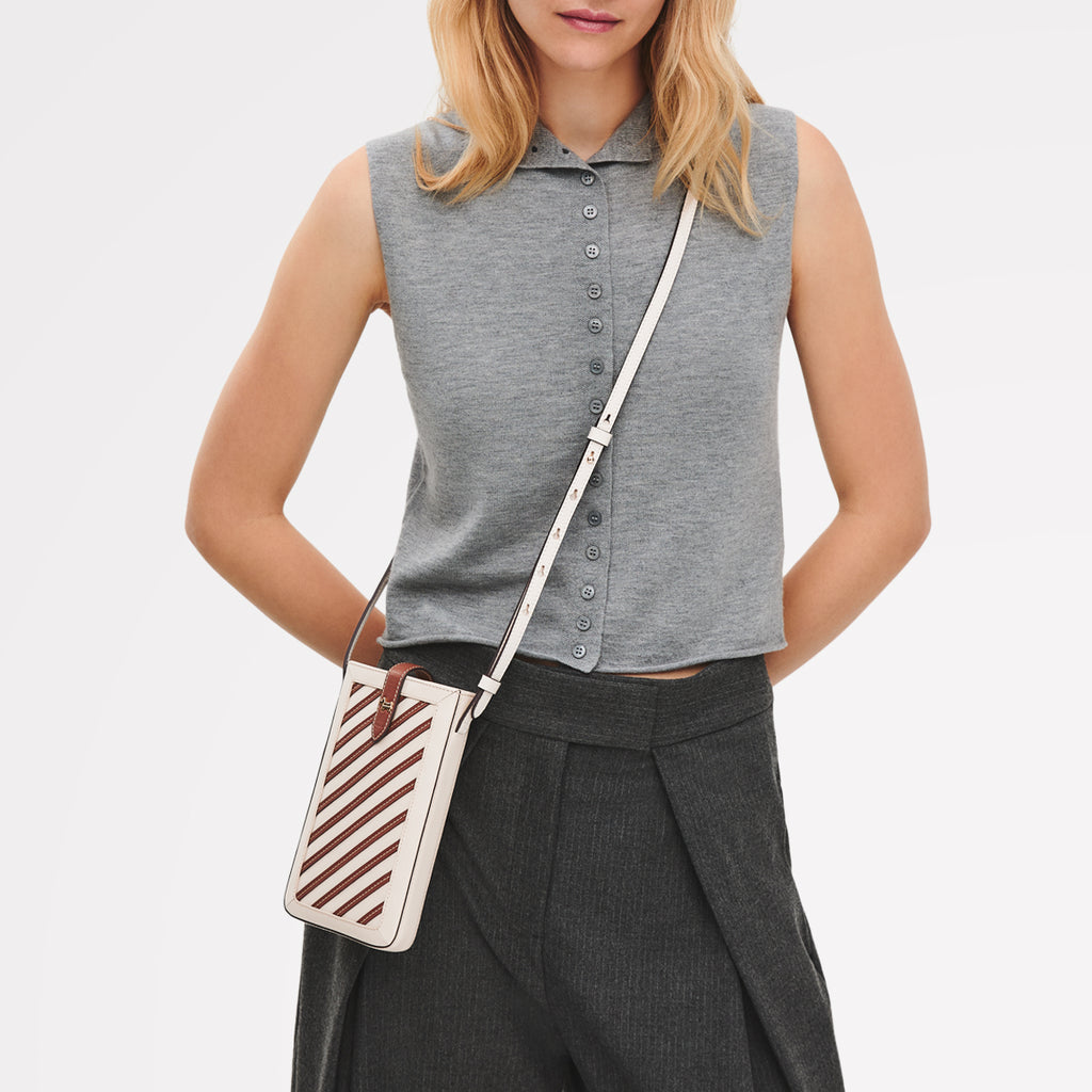 Willis Street - Stripe - Medium Phone Crossbody