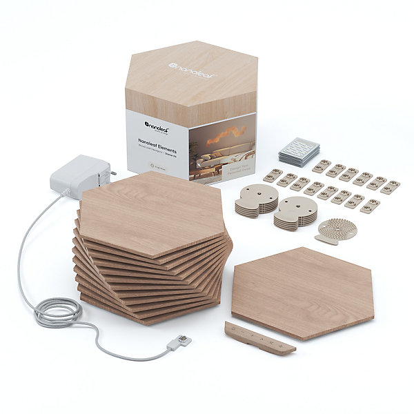 Kit de démarrage Nanoleaf Elements hexagones 13 panneaux LED