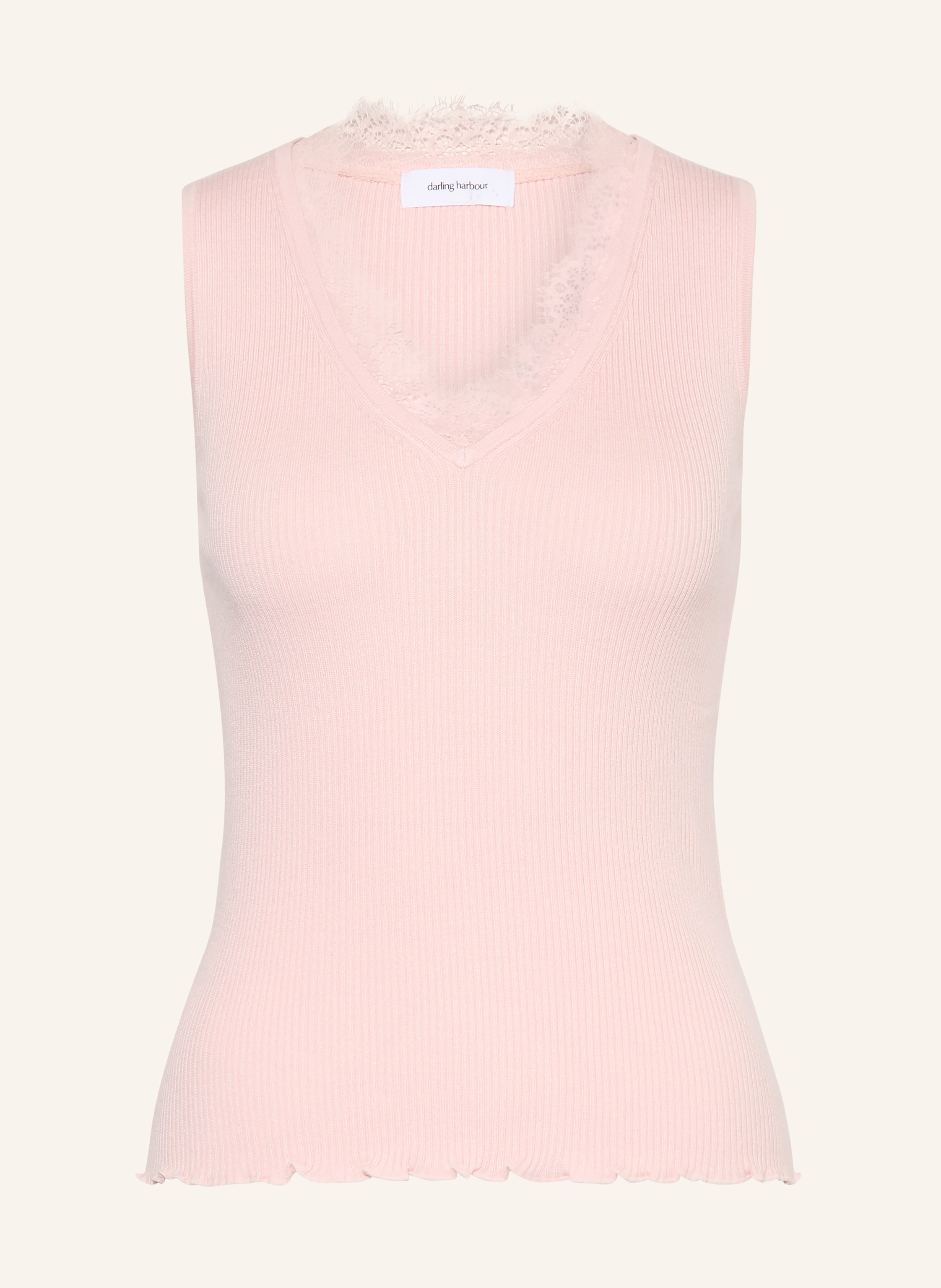 darling harbour Stricktop mit Spitze
