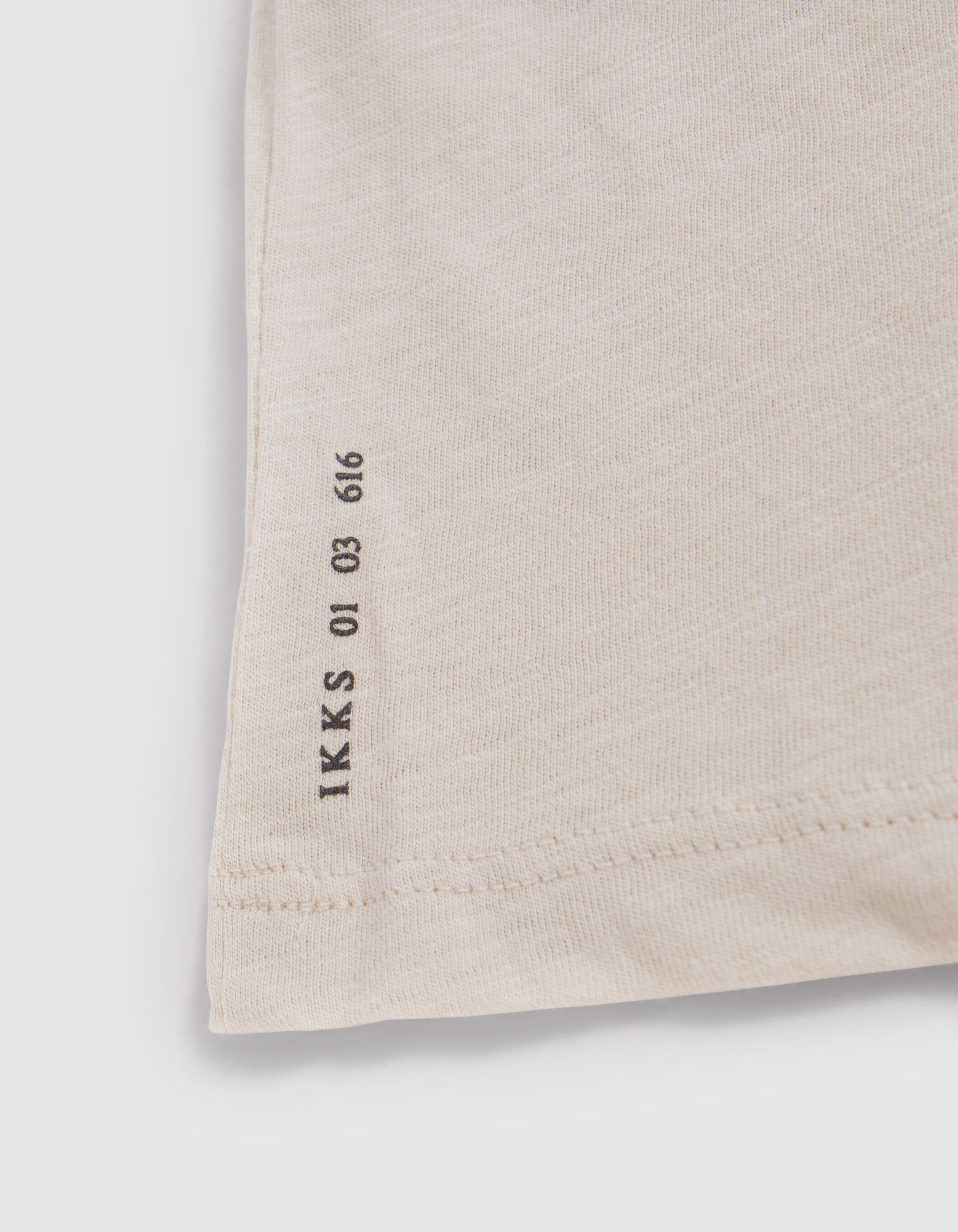 T-shirt L'Essentiel stuck coton bio col rond Homme