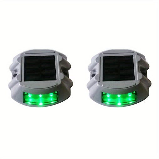 NNETM Solar Driveway Deck Lights (2 pcs)