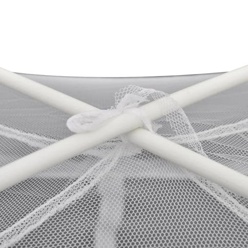 NNEVL Camping Tent 200x180x150 cm Fiberglass White