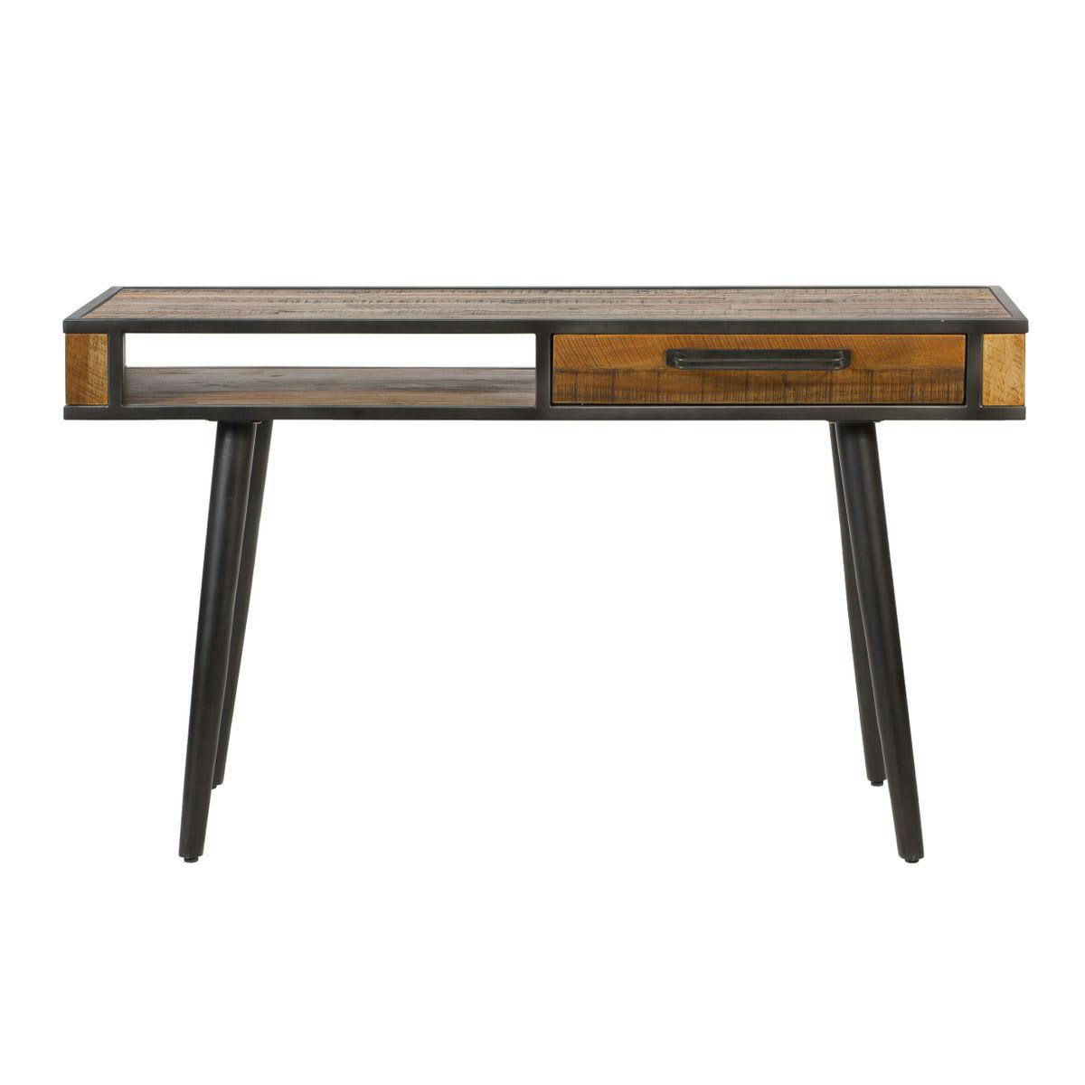 CUSCO - Console bois et métal 130 cm