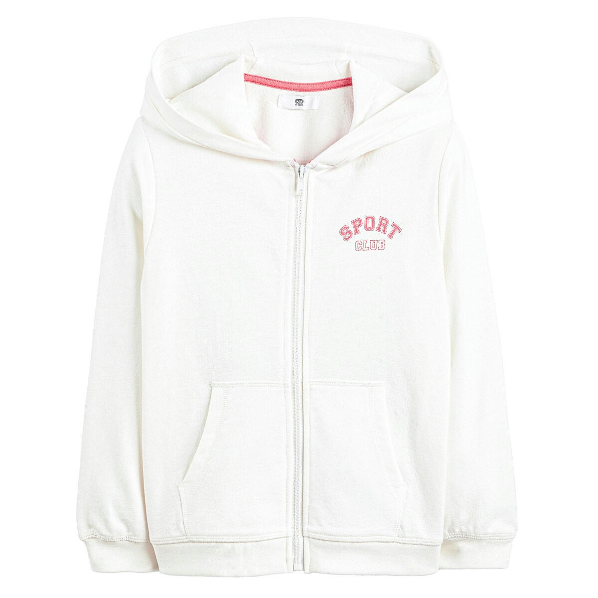 Sweat zippé à capuche en molleton