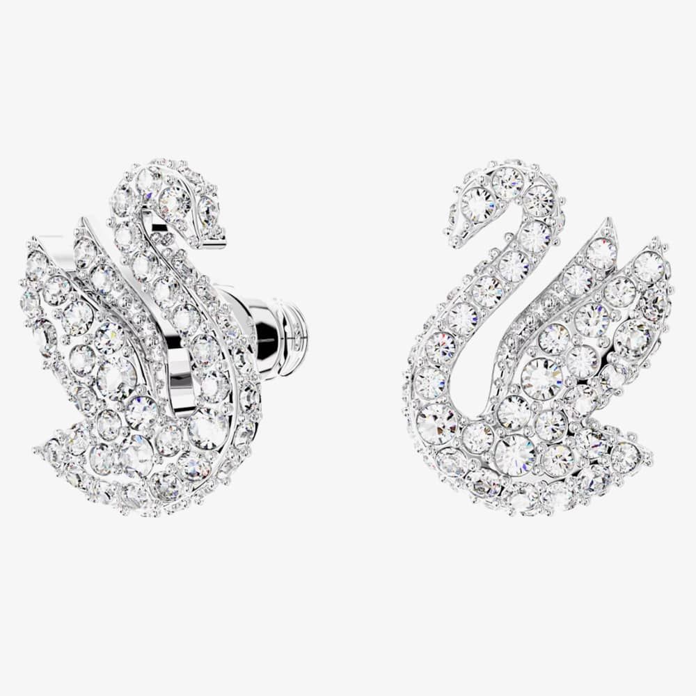 Swarovski Swarovski Iconic Small Swan Stud Earrings 5647873