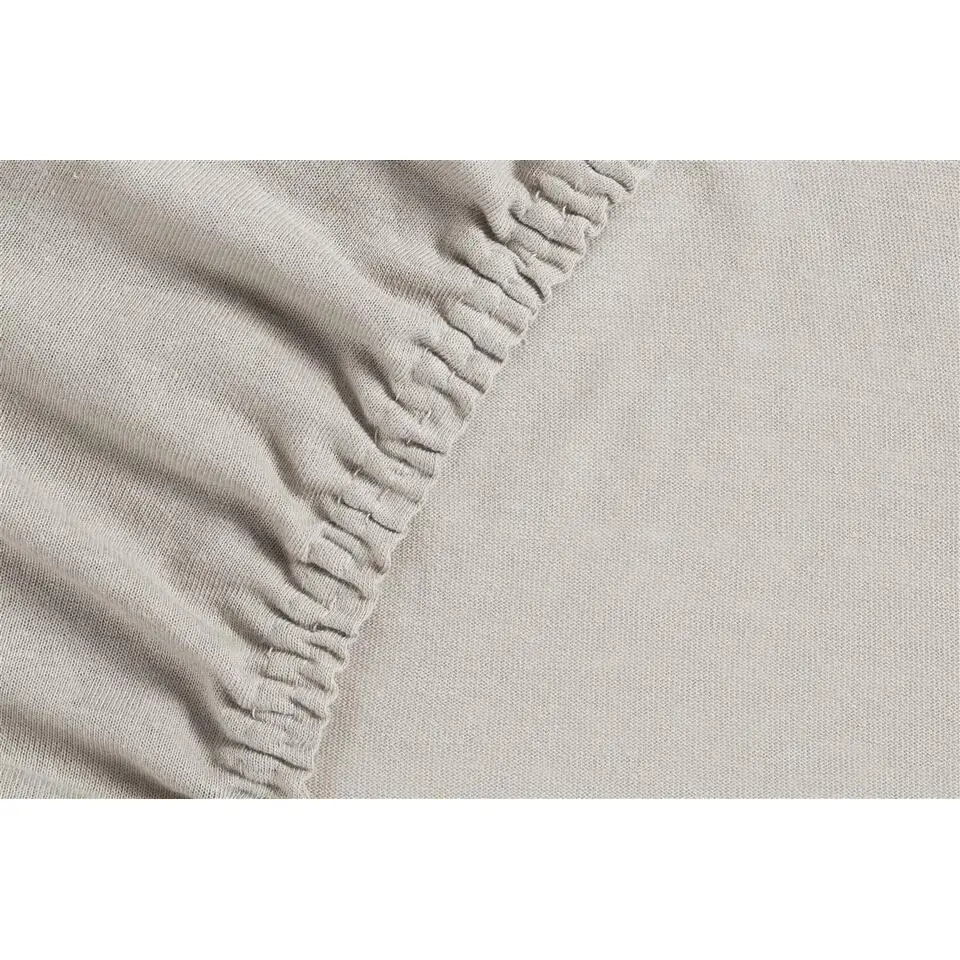 Ambiante Katoen - Splittopper Hoeslaken - 200x200/210 - Gebroken wit