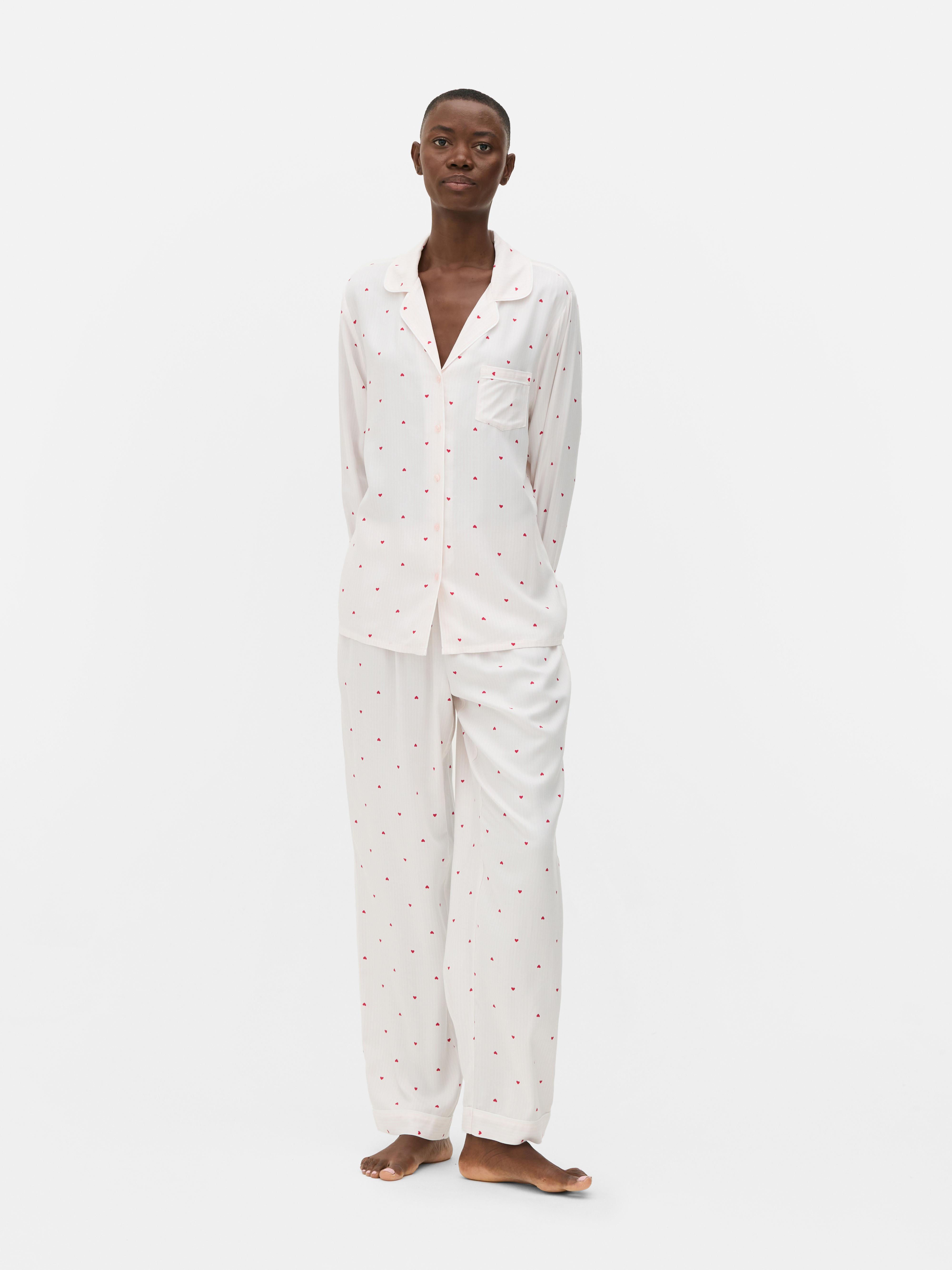 Twill Boyfriend Pajama Set