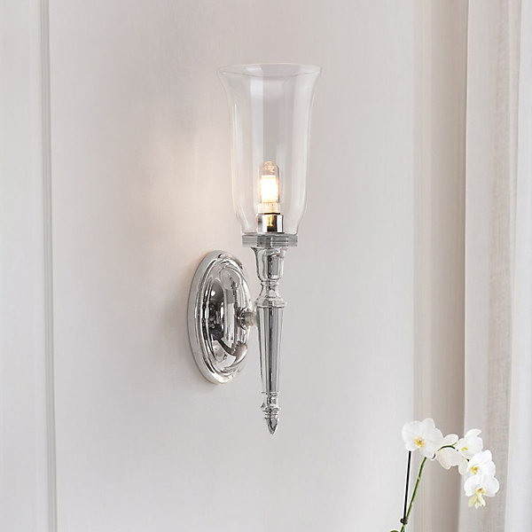 Applique murale Dryden 1 lumière - Chrome poli