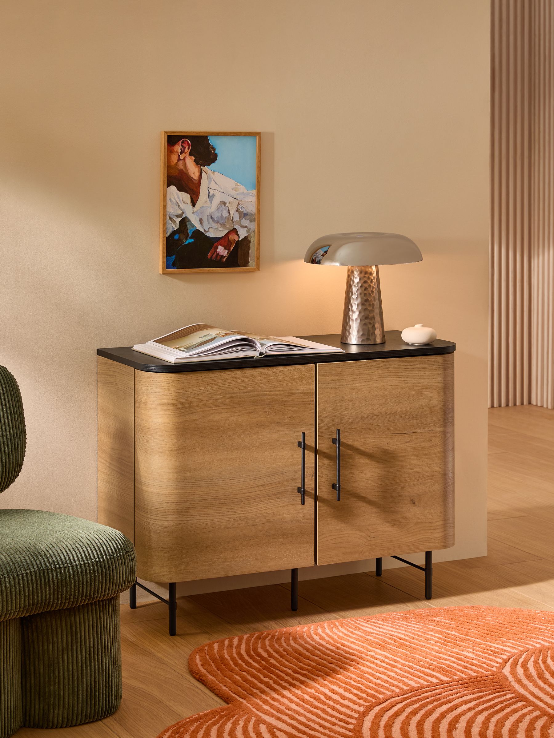 Zeke Small Sideboard in Oak Effect