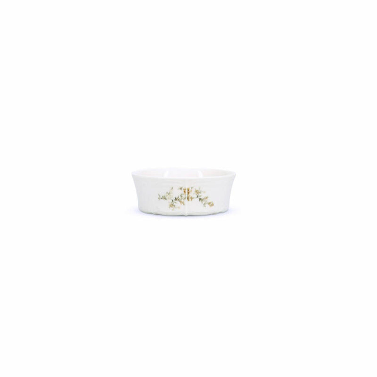 Bonbistro - Kom 13xH5cm brown flower Retro - Set van 4