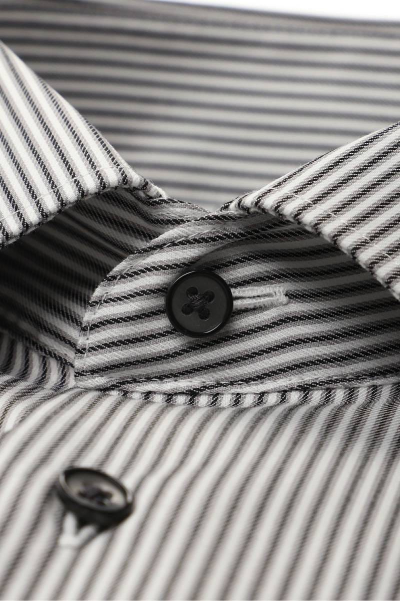 ETERNA Modern Fit Hemd steingrau, Gestreift
