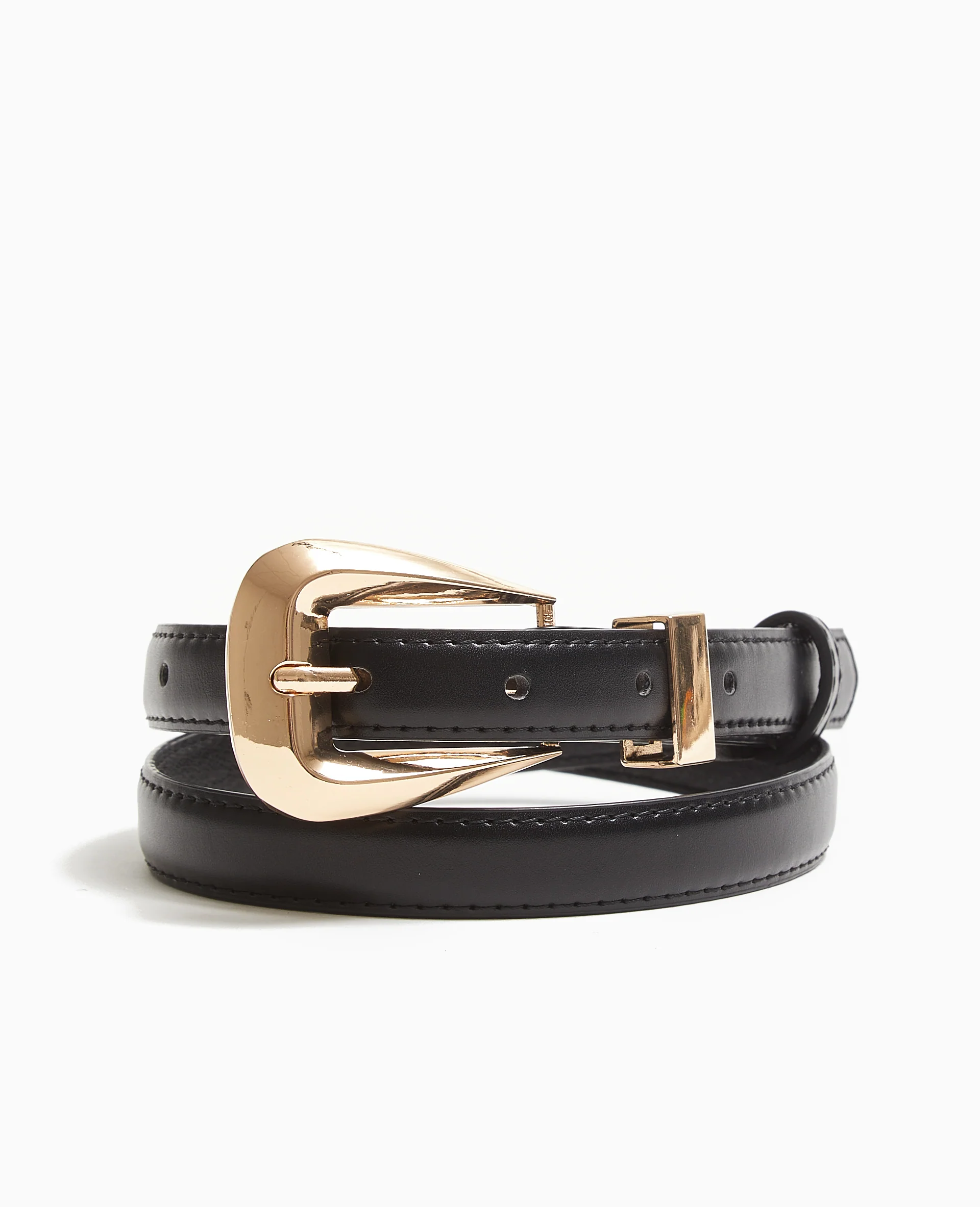 Ceinture fine en simili cuir