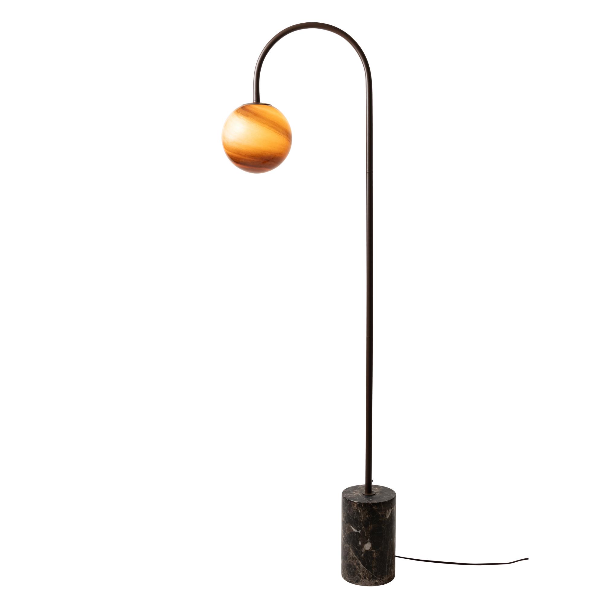 it's about RoMi vloerlamp Tivoli - bruin - 20x42x163cm