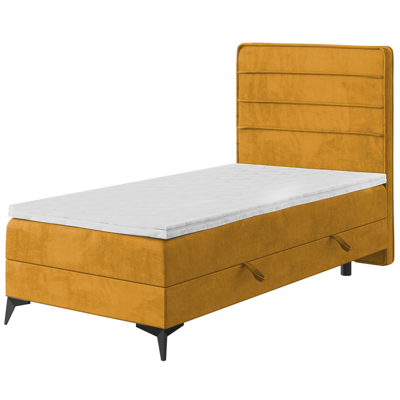 Łóżko kontynentalne HORIZON 80x200 prawy magic velvet 2215