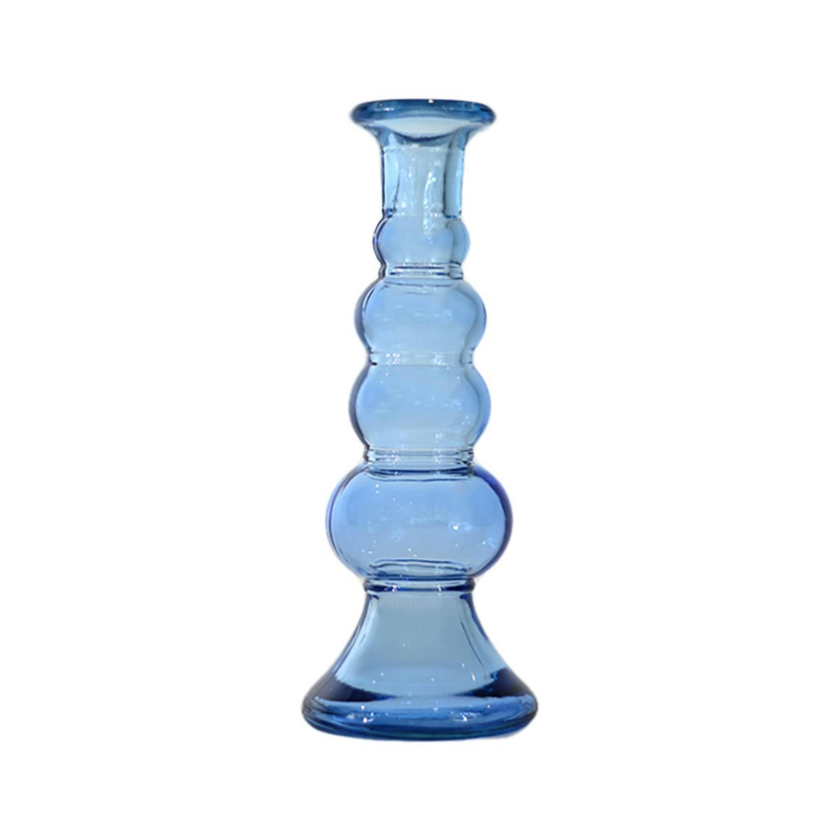ASCOT - Bougeoir en verre recyclé Ciel 22 cm